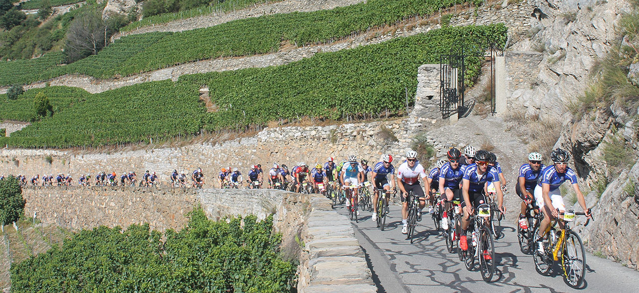 LA CYCLOSPORTIVE DES VINS DU VALAIS ALLIE CYCLISME ET ÉPICURISME